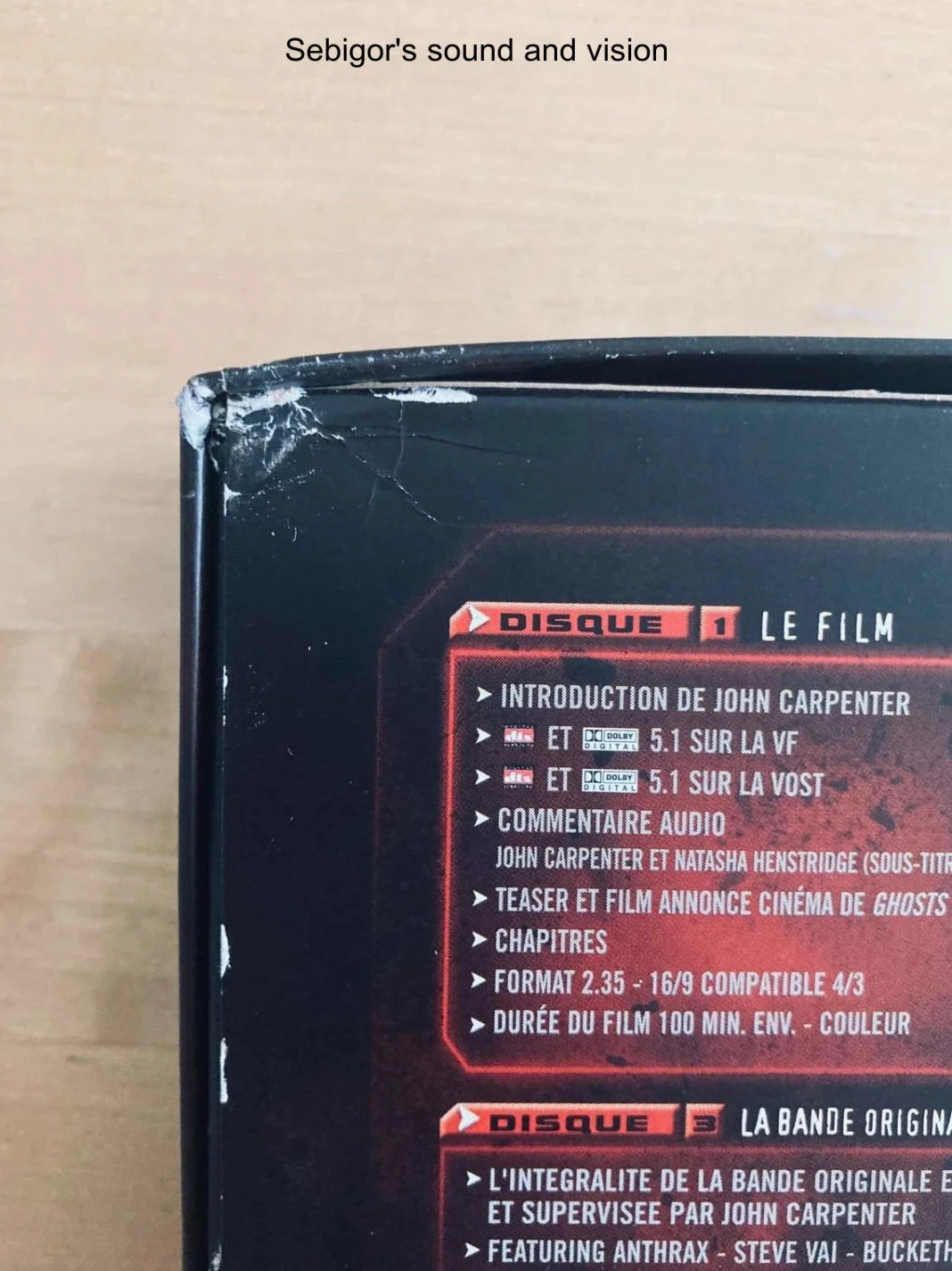 Coffret DVD Ghosts of Mars de John Carpenter edição colecionador limitada. – photo 3